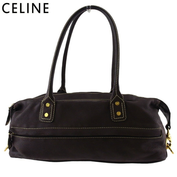 Celine Bag leather tote brown Shoulder - Picture 1 of 5